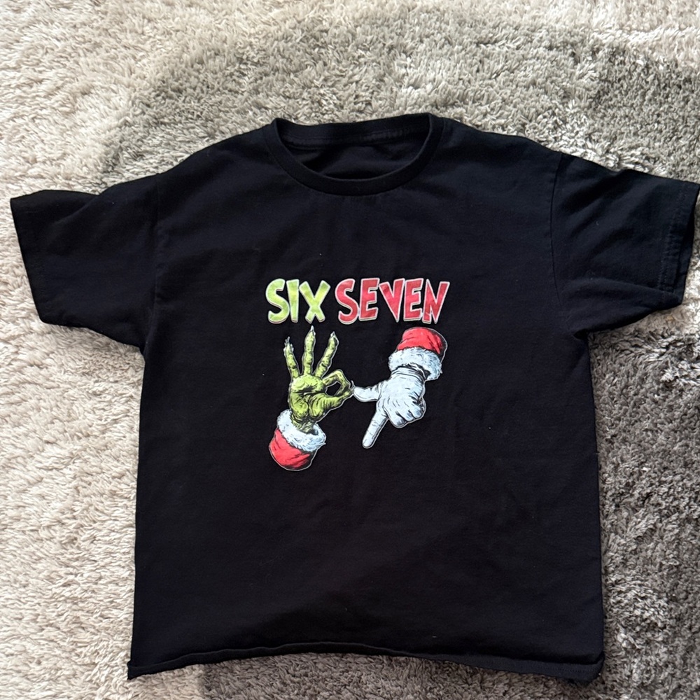 Black Graphic Kids T-Shirt